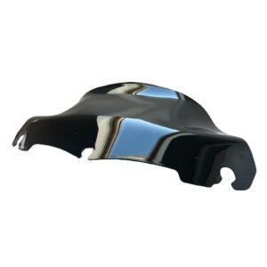9" Black Wave Windshield Windscreen For Harley Davidson Touring 2014-up