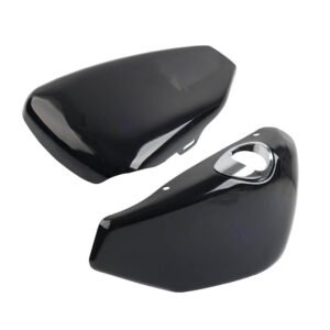 Black Battery Cover Set For Harley Davidson Sportster
