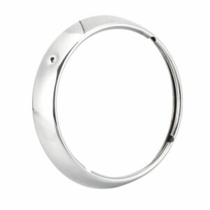 7" Chrome Headlight Lamp Trim Ring For Touring