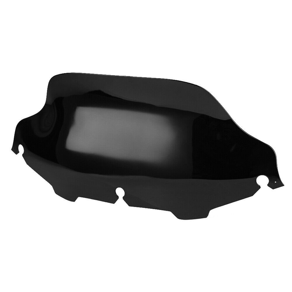8"Black Wave Windshield Windscreen For Harley Davidson Touring