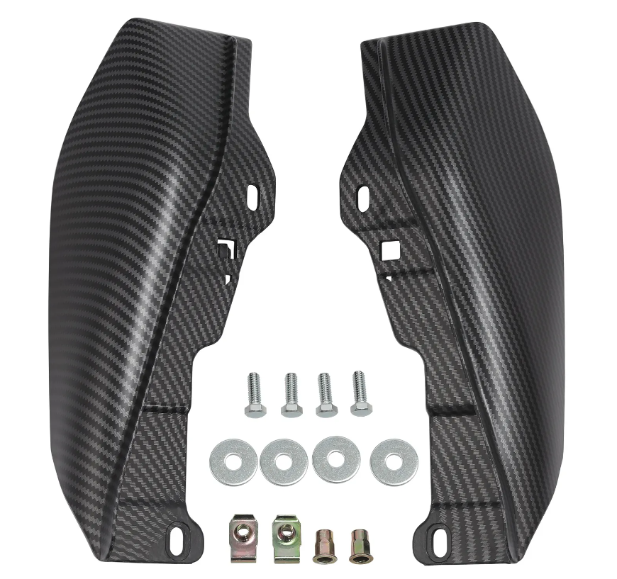 Carbon Fiber imitation Matte Black Mid-Frame Air Deflector - Image 5