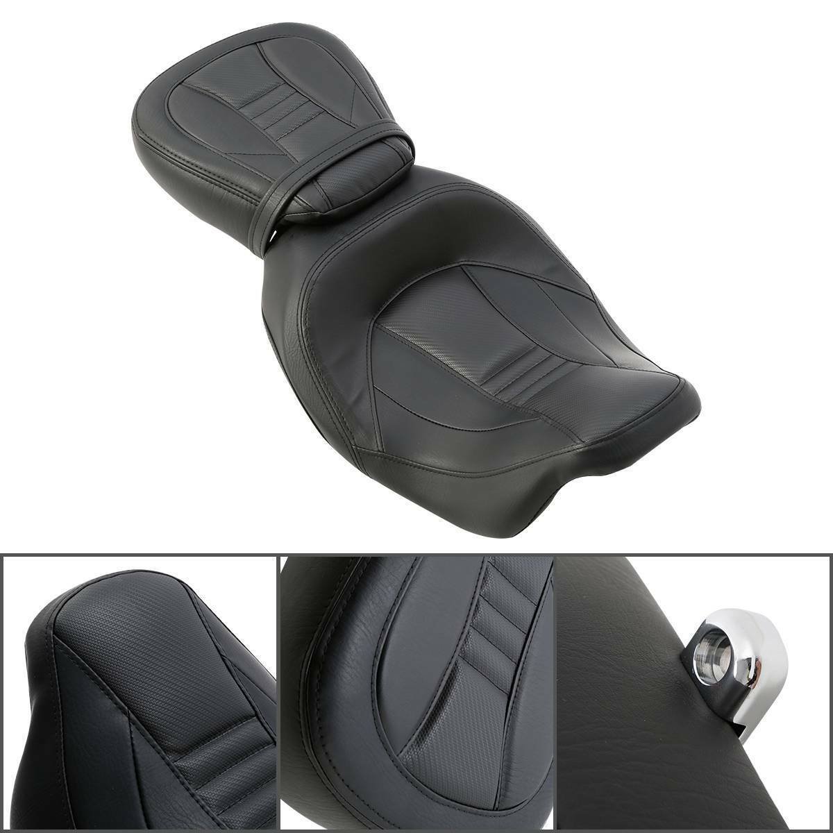 Black Driver & Passenger Seat For Touring 2014-2023 - Image 2