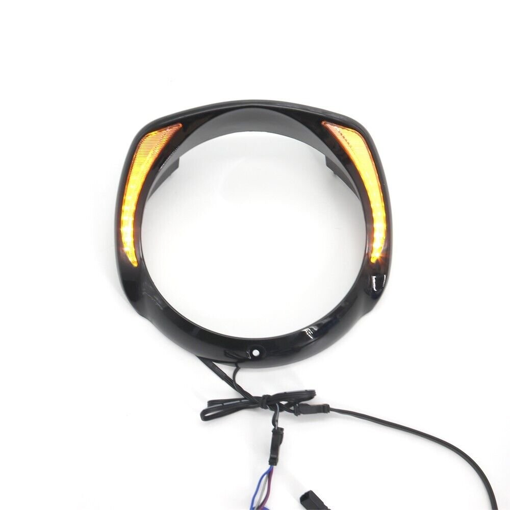 Headlights Bezel Trim Ring with LED Turn Lights - Image 2
