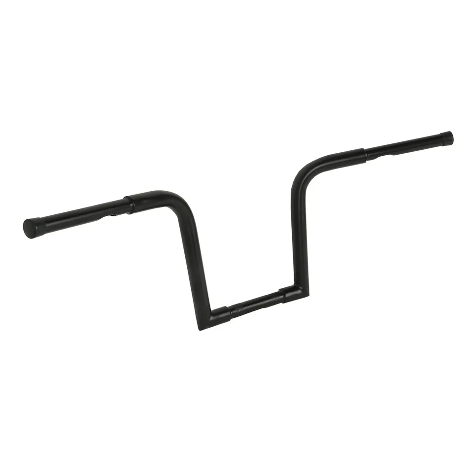 Black 12" rise Handlebar for Harley Davidson - Image 2