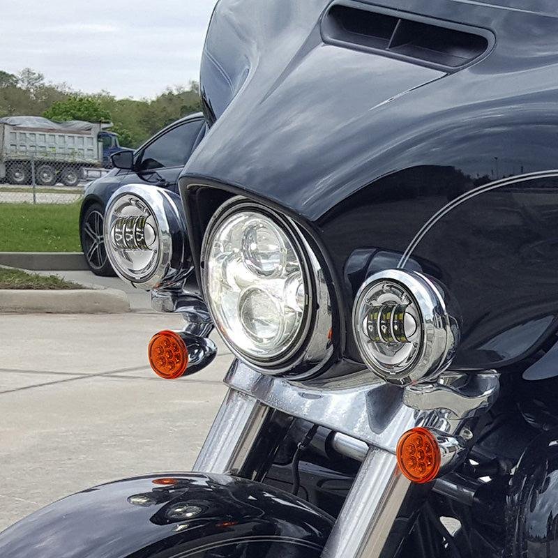 Passing and Turn Lamp with Bucket for HD Touring '94-up - Image 7