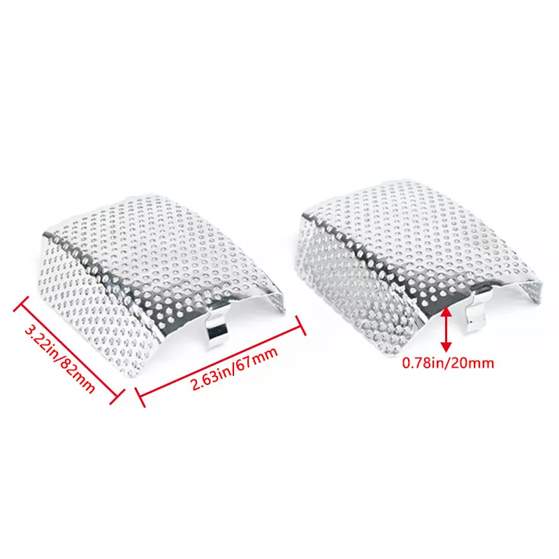 Chrome Front Brake Caliper insert cover - Image 7