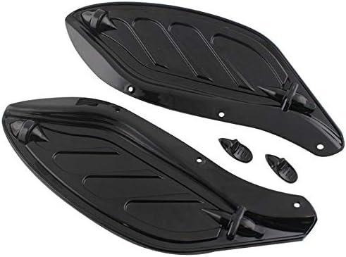 Black Adjustable Side Wing Fairing Fit For Harley Touring 1996-13 - Image 4