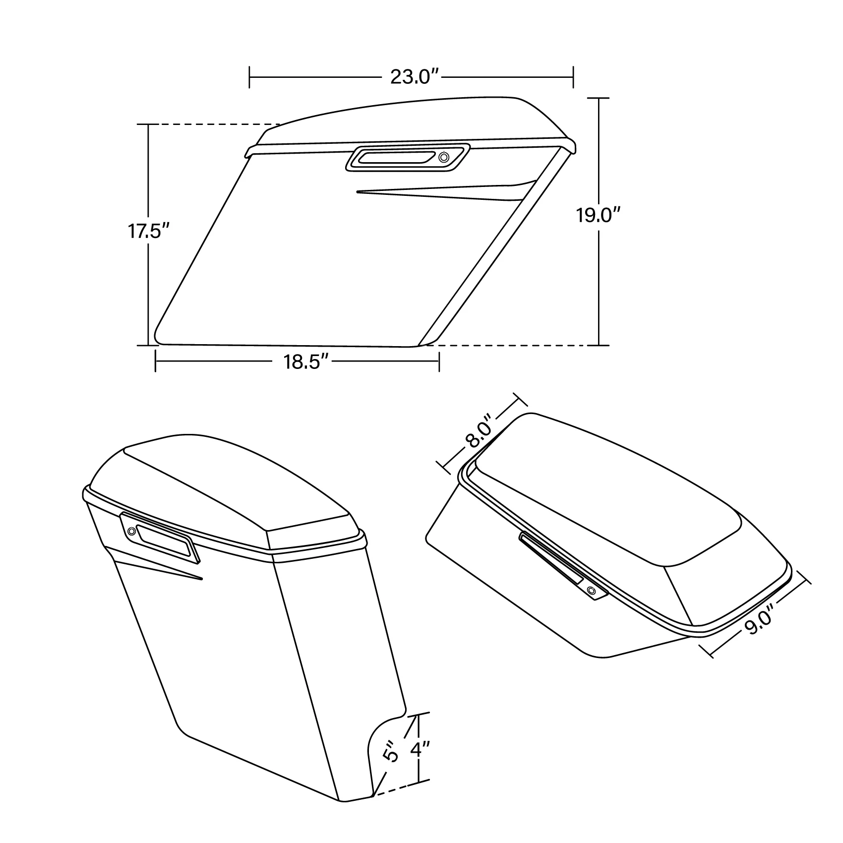 5" extended saddlebags - Image 10
