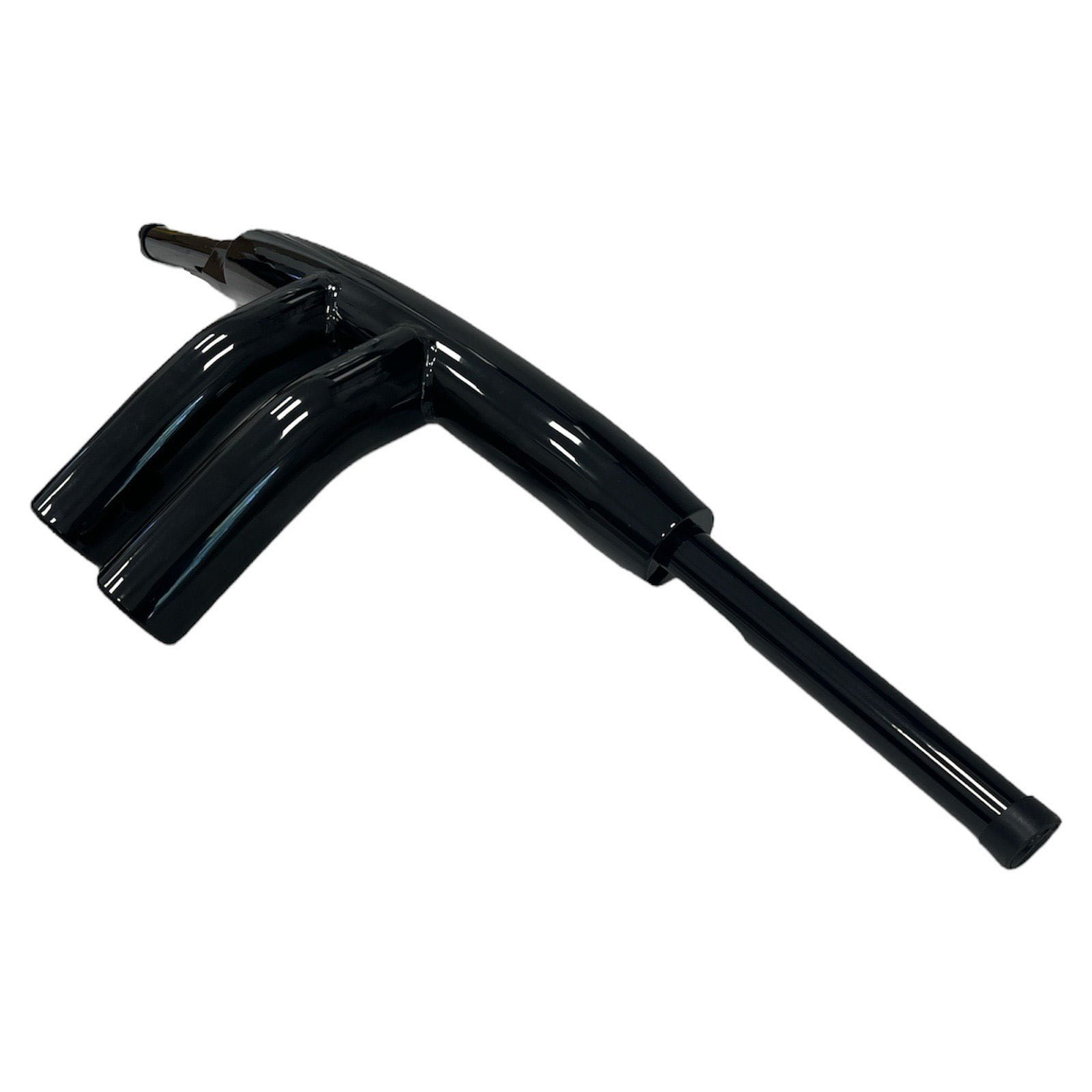 8" Rise 2" T-Bar Black Handlebar - Image 3