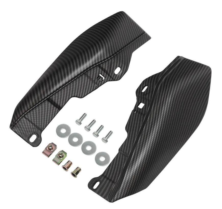 Carbon Fiber imitation Matte Black Mid-Frame Air Deflector