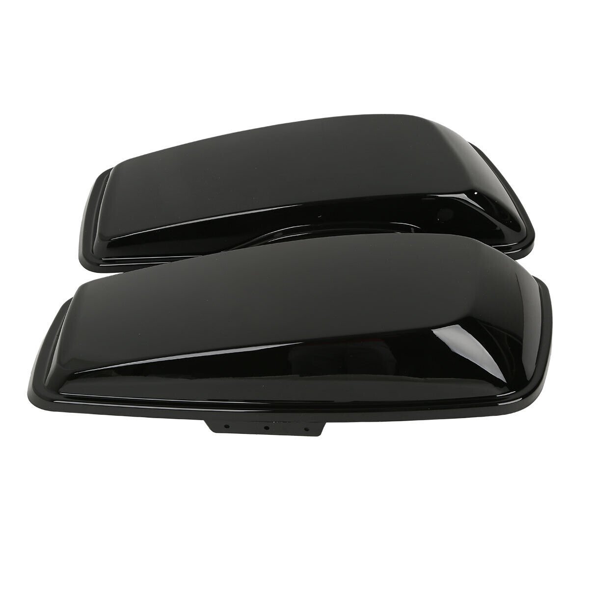 Black Saddlebag Lids for Harley Davidson Touring 2014-up - Image 3
