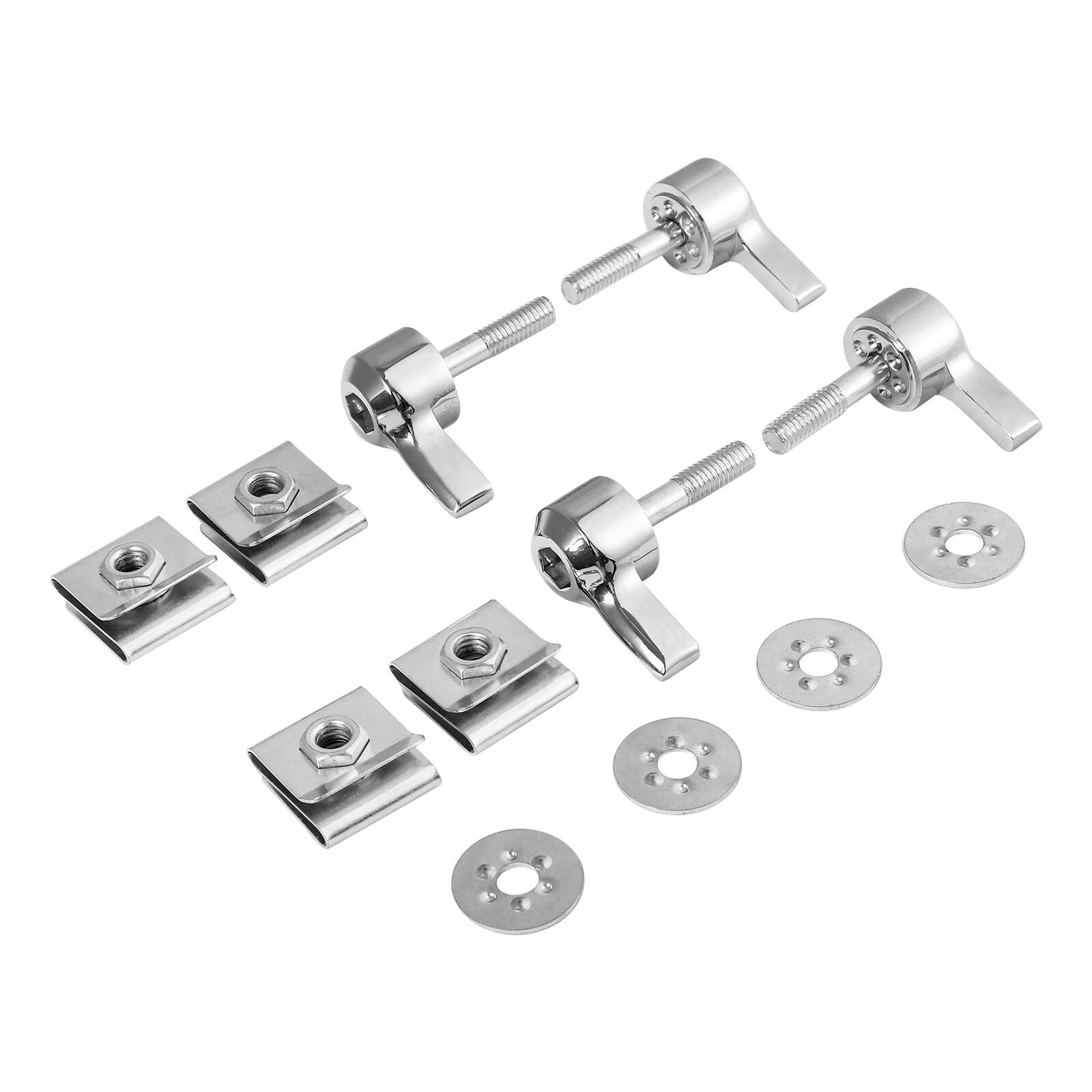 Chrome Hard Saddlebag Lock Mounting Screw Kit - Image 3