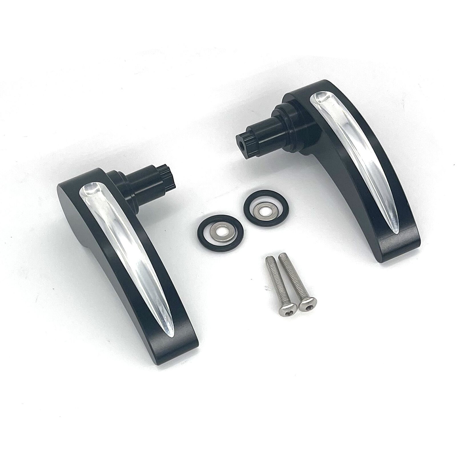 Black Saddlebag Lid Lifters for Harley Davidson 2014-up - Image 7