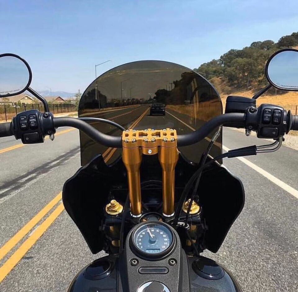 1" Handlebar Risers 10" Club Style for Harley - Image 3