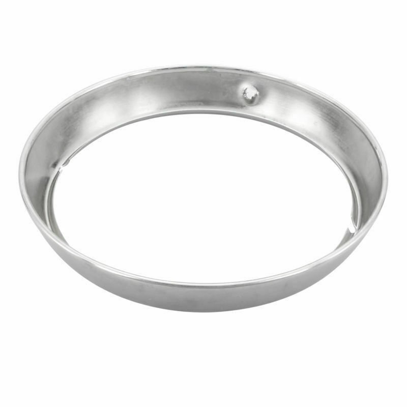 7" Chrome Headlight Lamp Trim Ring For Touring - Image 3