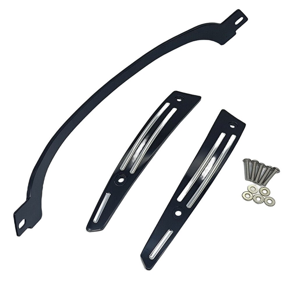 Black Windshield Trim For Harley Davidson Road Glide - Image 5