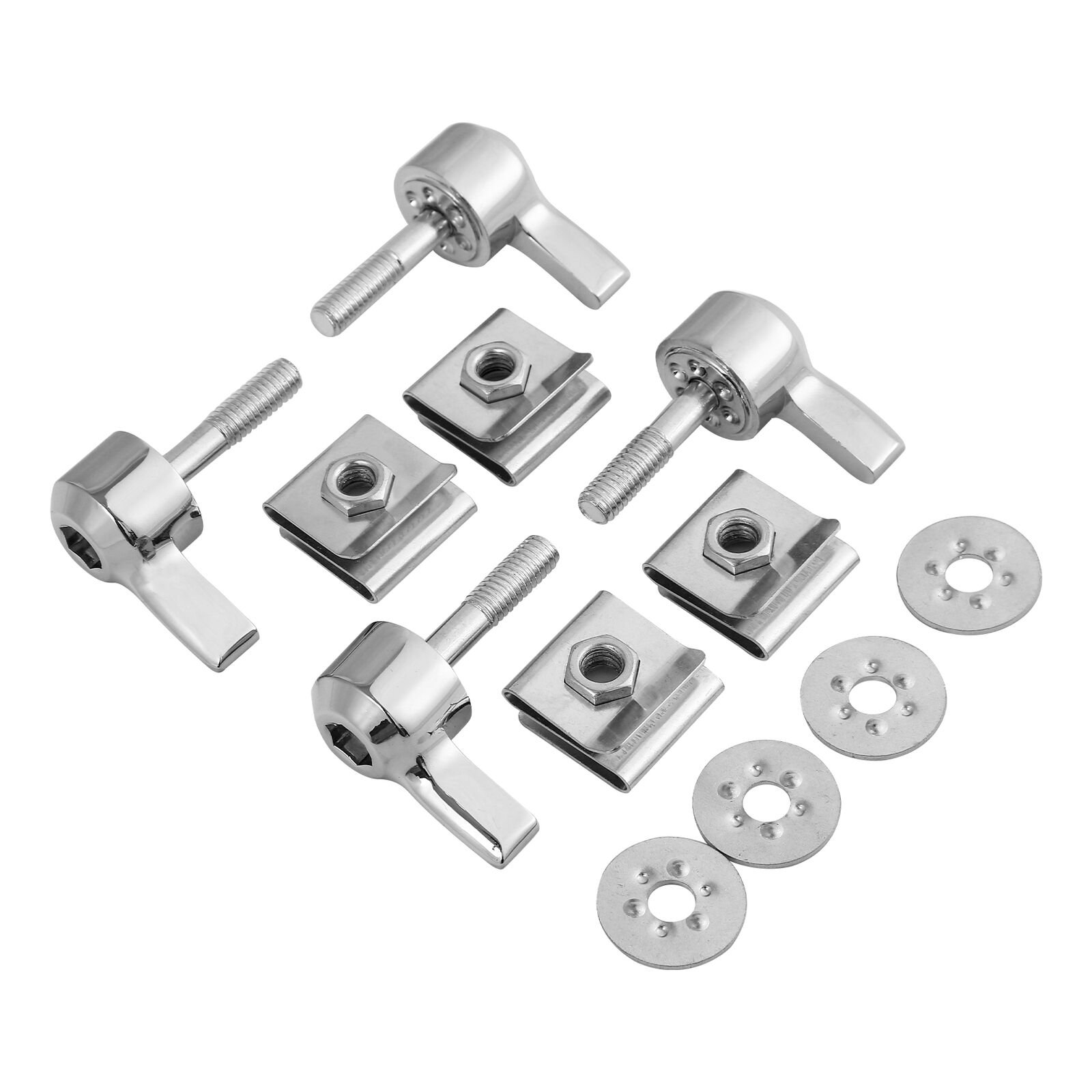 Chrome Hard Saddlebag Lock Mounting Screw Kit - Image 4