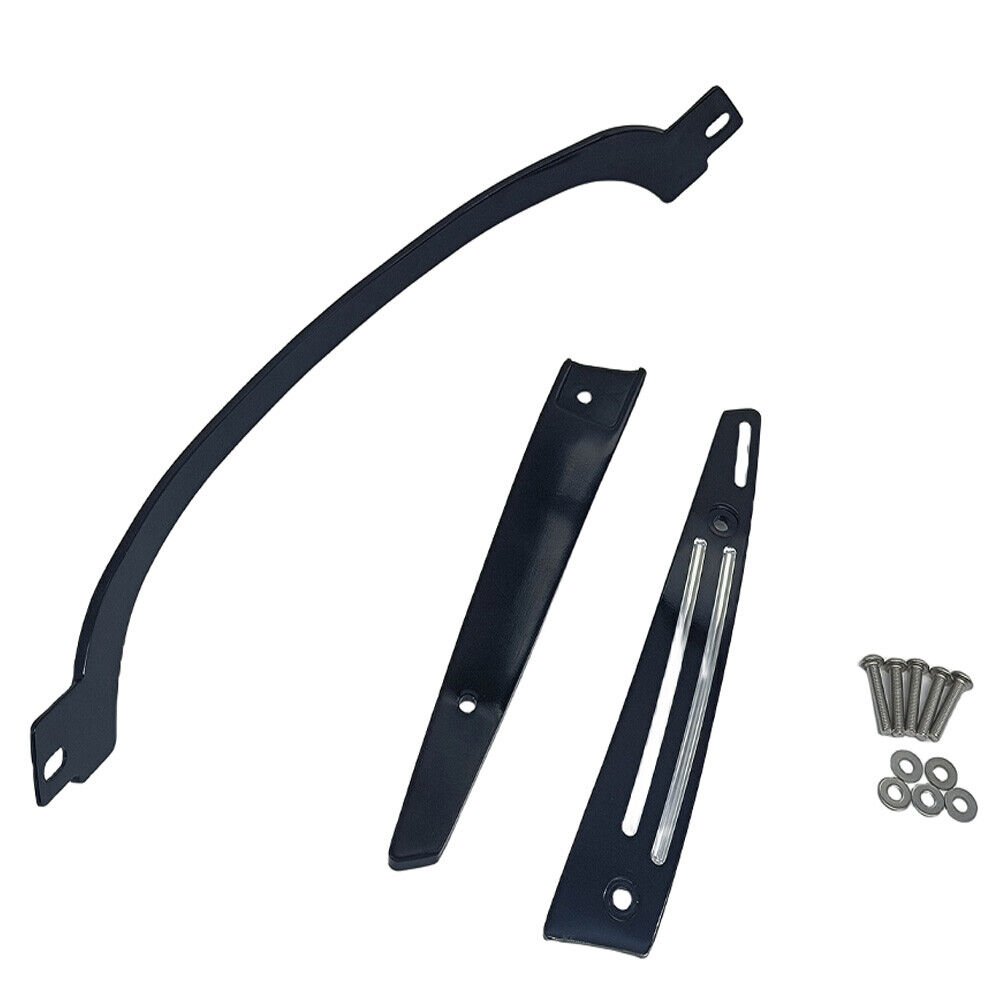 Black Windshield Trim For Harley Davidson Road Glide - Image 6