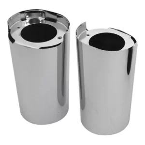 Chrome upper fork slider covers for Touring 2014-up