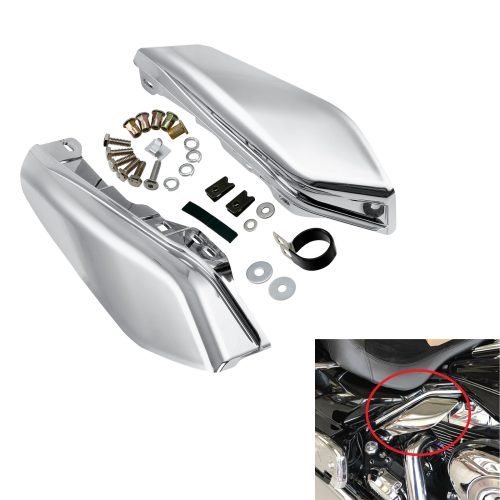 Chrome Mid frame Air deflectors For Harley Davidson Touring - Image 5