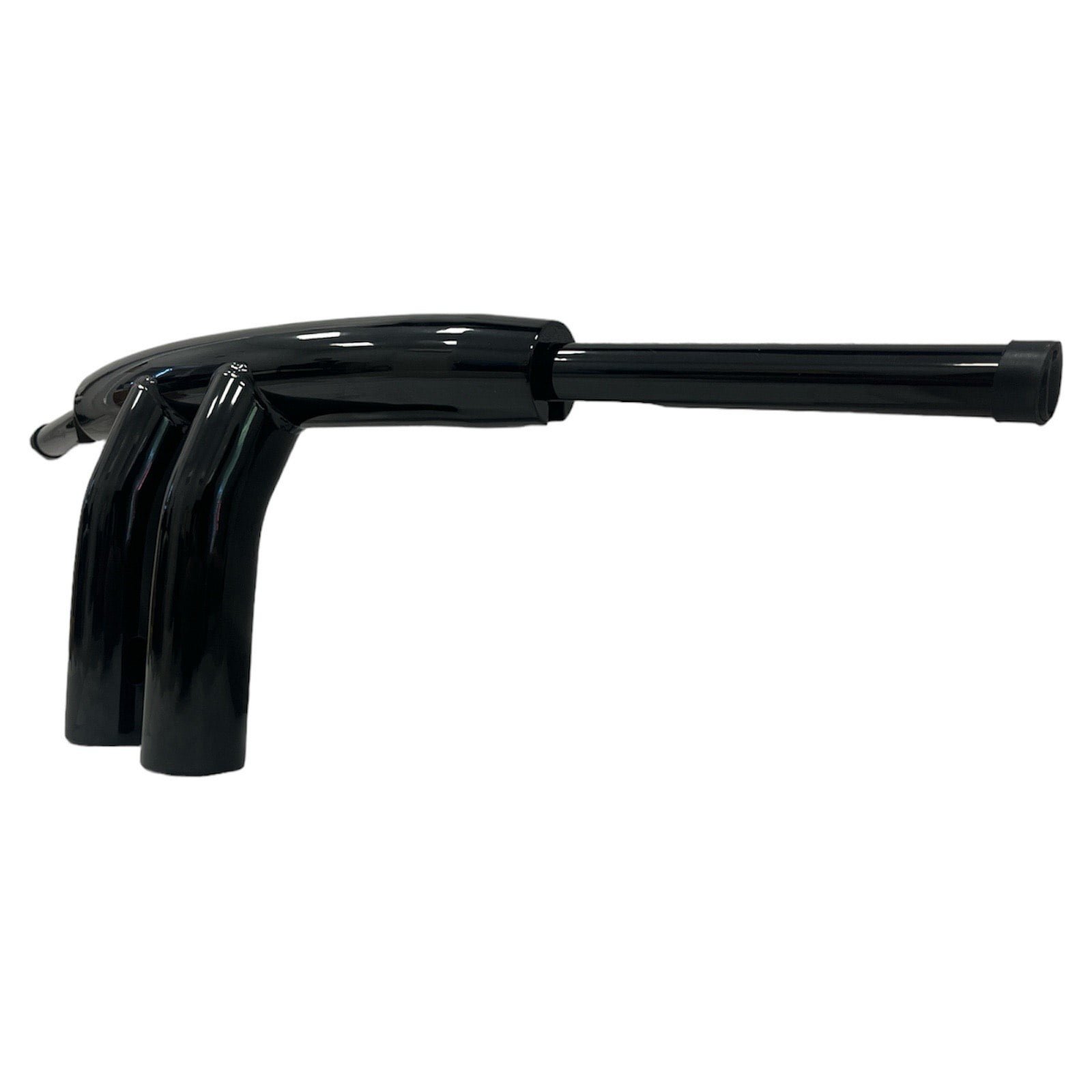 8" Rise 2" T-Bar Black Handlebar - Image 5
