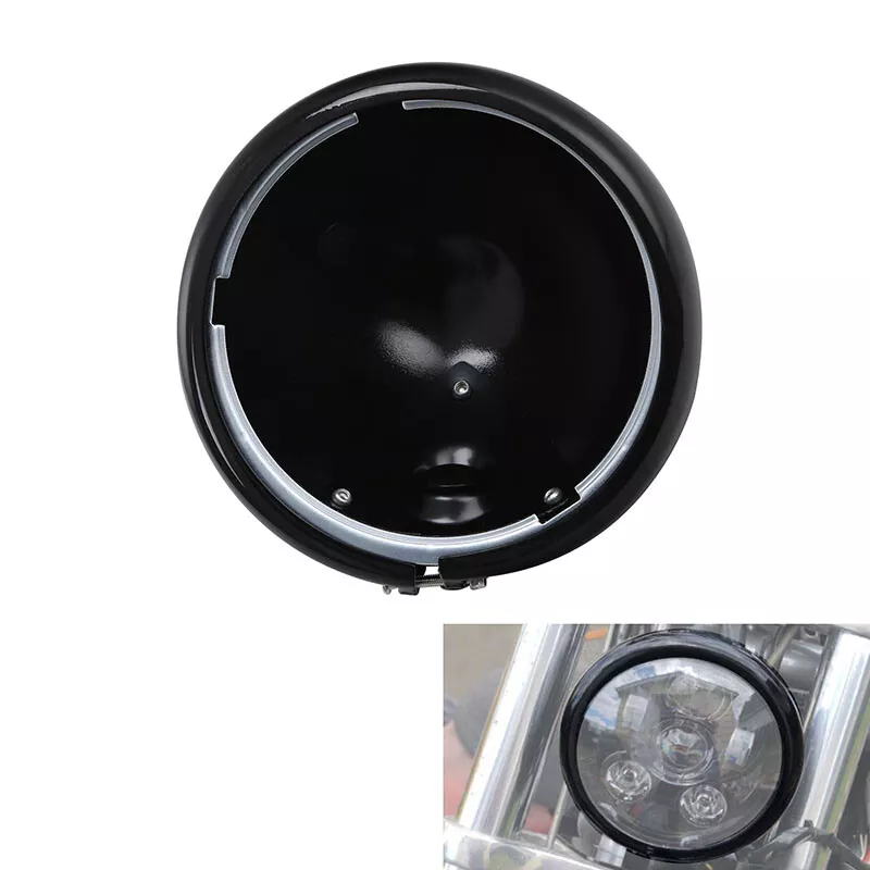 5.75" Headlight Lamp Housing Bucket & Wire Harness - Image 9