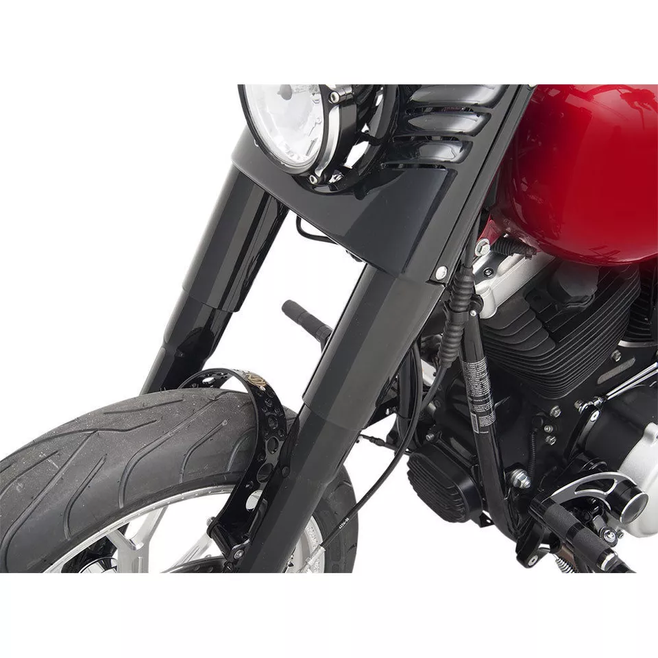 OEM Style black Fork Slider '49-'13 FL Touring, '86-'17 FLST Softail - Image 2