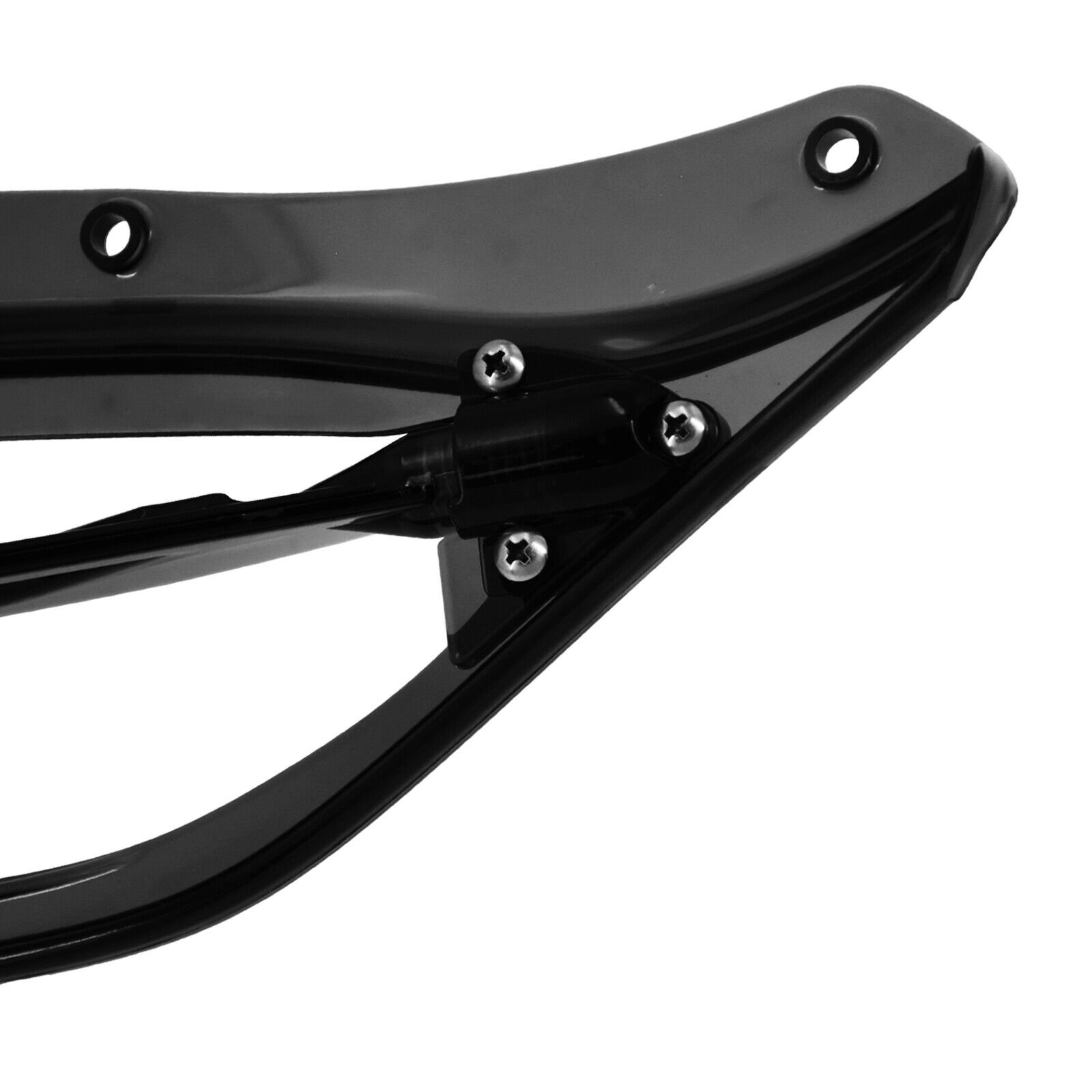 Black Adjustable Side Wing Fairing Fit For Harley Touring 1996-13 - Image 7