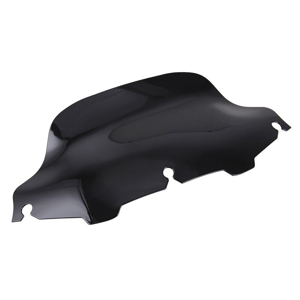 8"Black Wave Windshield Windscreen For Harley Davidson Touring - Image 3