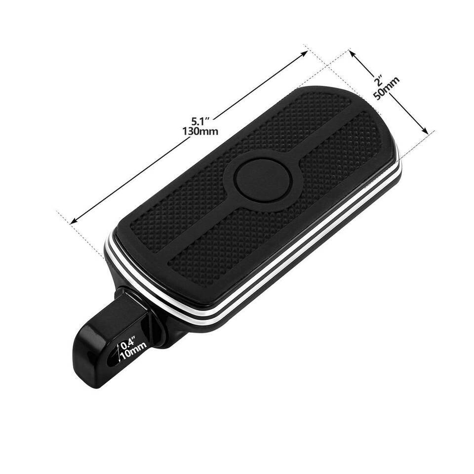 10mm CNC Foot Pegs For Harley Davidson - Image 9