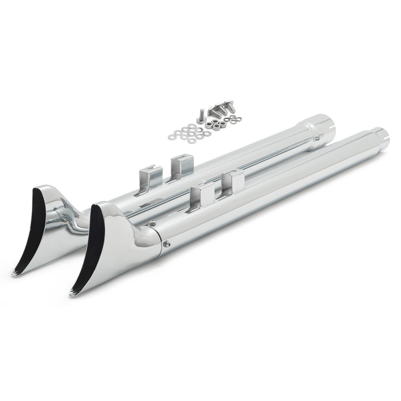 36" Fishtail Mufflers for Harley Touring 2017-2024