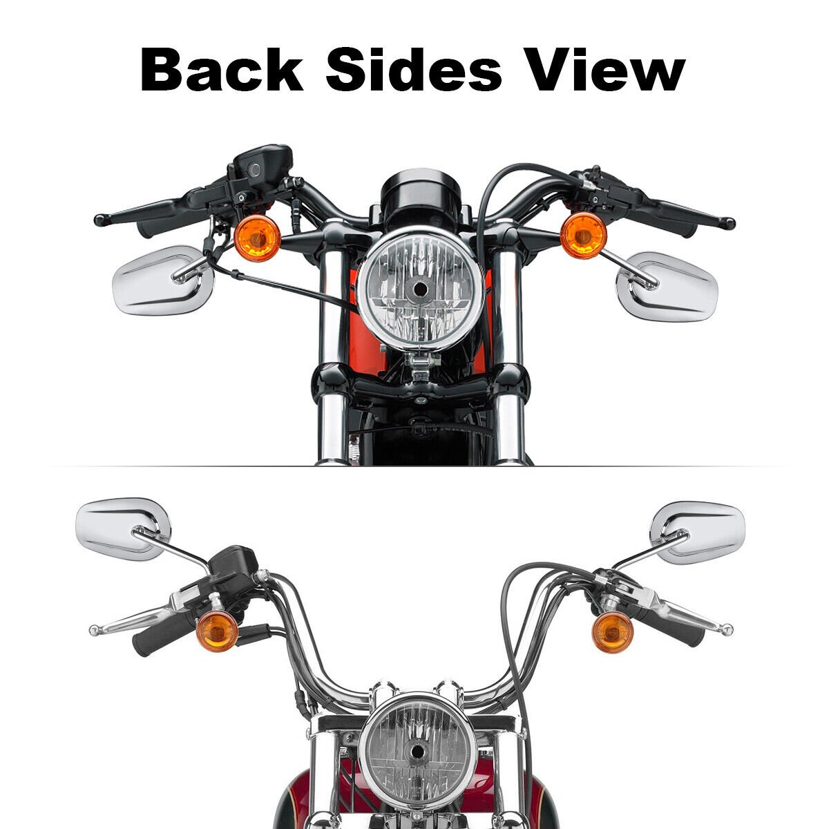 8mm Rear View Mirror for Harley Davidson - Image 7
