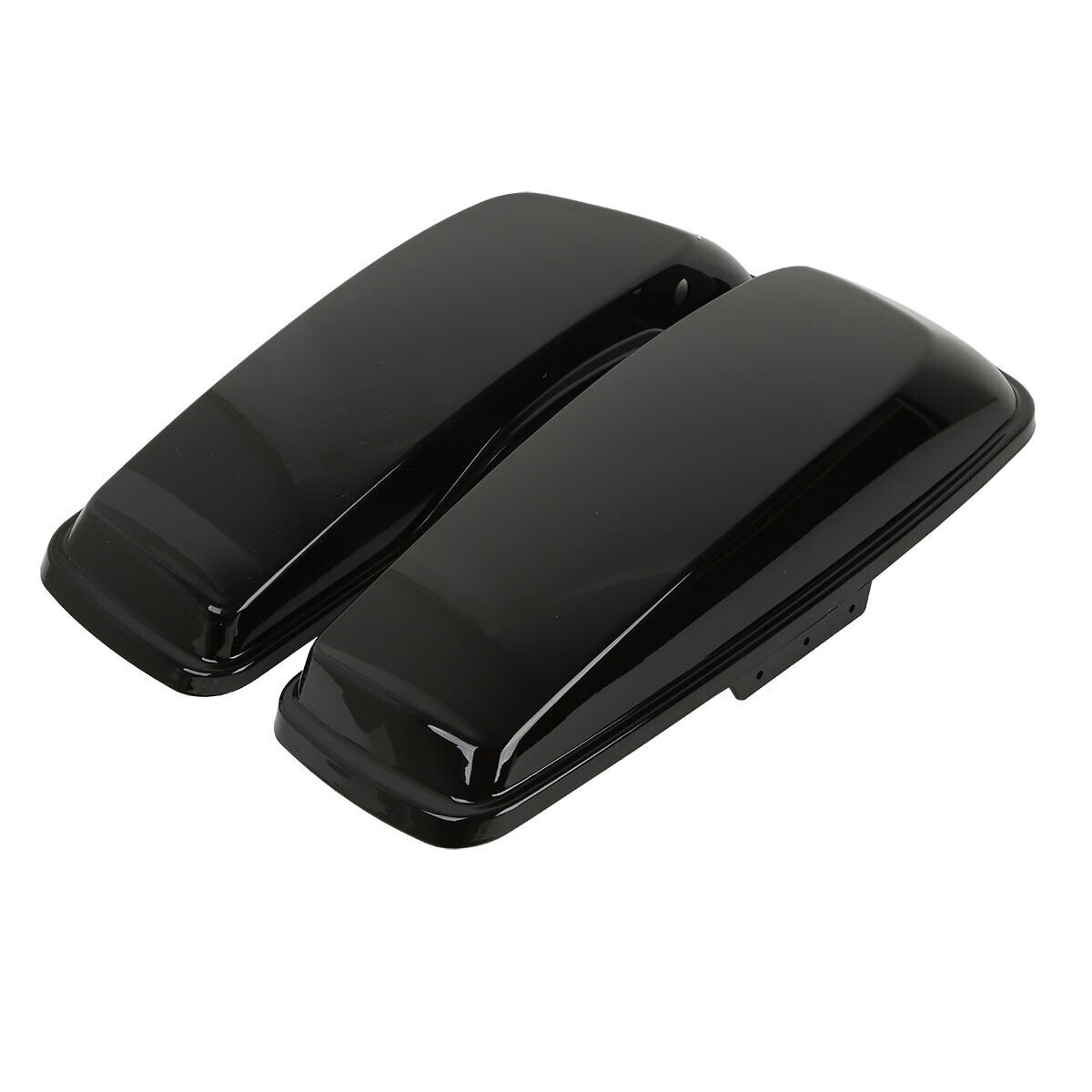 Black Saddlebag Lids for Harley Davidson Touring 2014-up