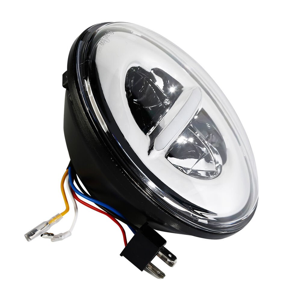 5.75" LED Projector Headlight for Sportster, Dyna, Softail - Image 10