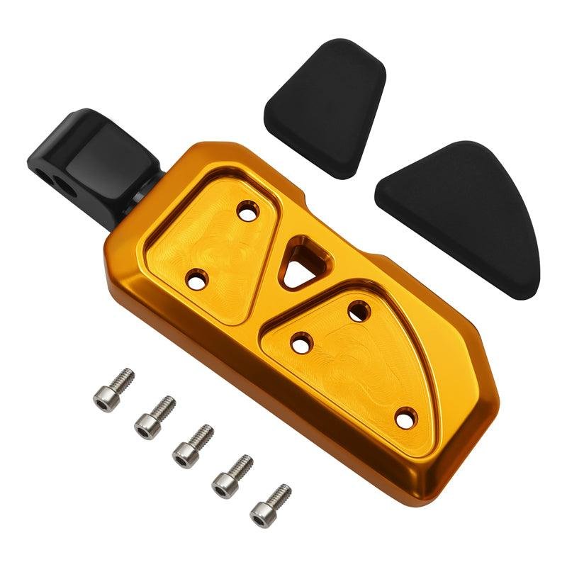 Rear Passenger Footpegs Gold Fit For Harley Softail - Image 7