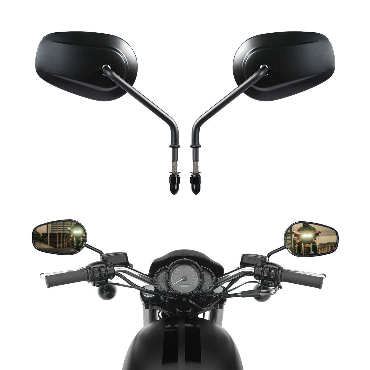 8mm Rear View Mirror for Harley Davidson - Image 8