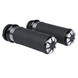 Black Electric 1" Handlebar Bar Hand Grips