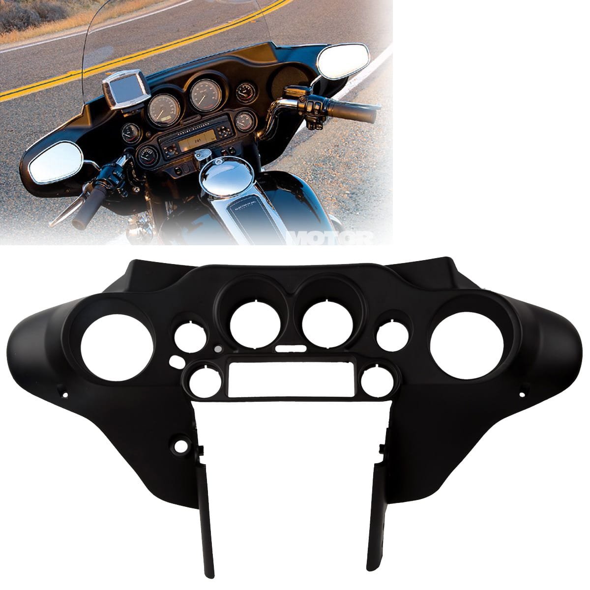 Front batwing inner fairing for Harley Davidson Elektra Glide 1996-2013 - Image 6