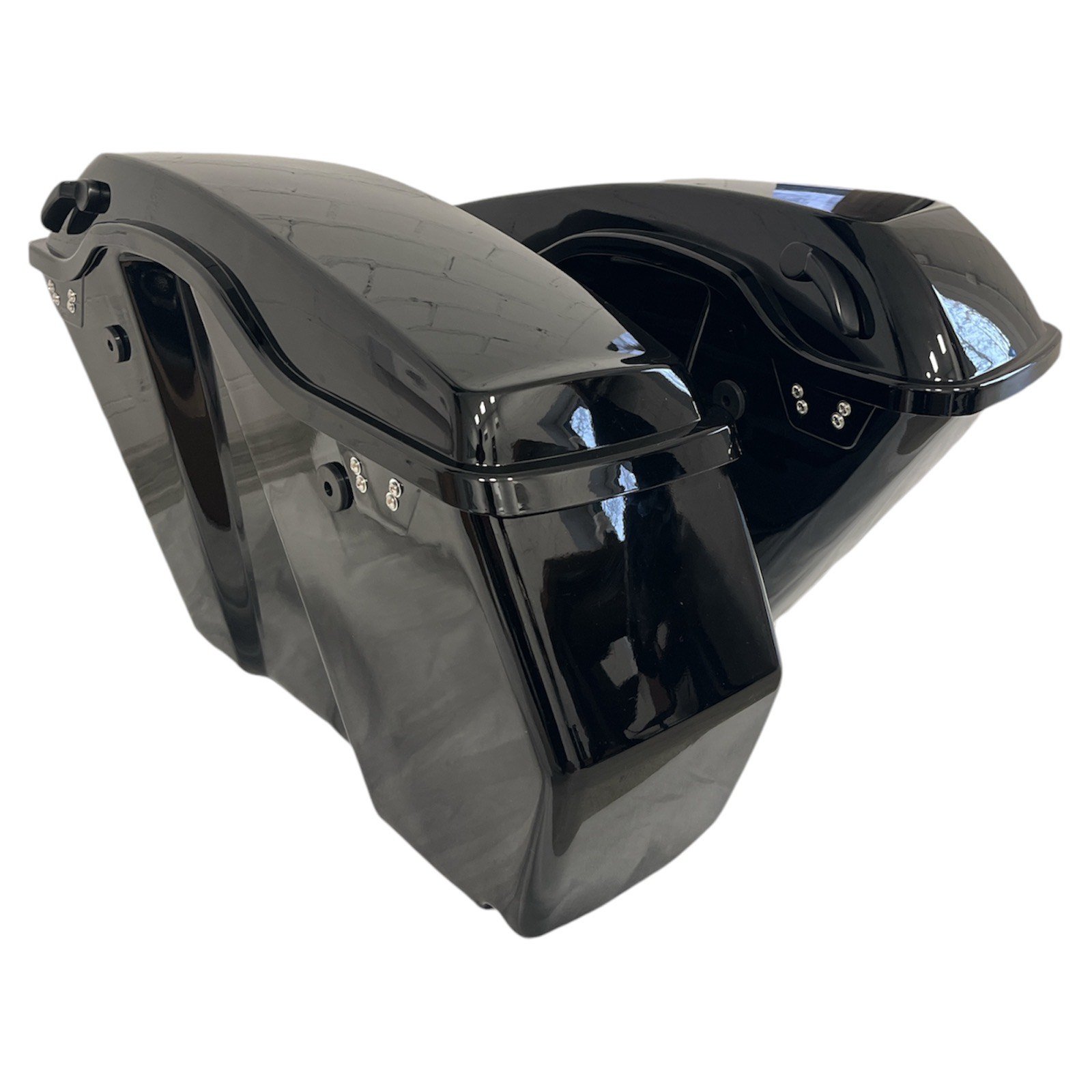 Performance Excavator Style Saddlebags with Side Cover Panels - Image 9