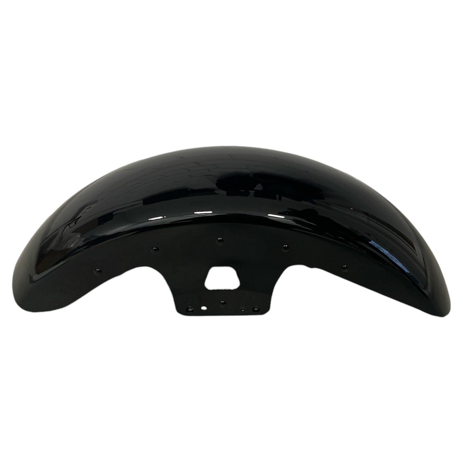 Apex Chopped Glossy Black Front Fender for Touring '14-Up - Image 3
