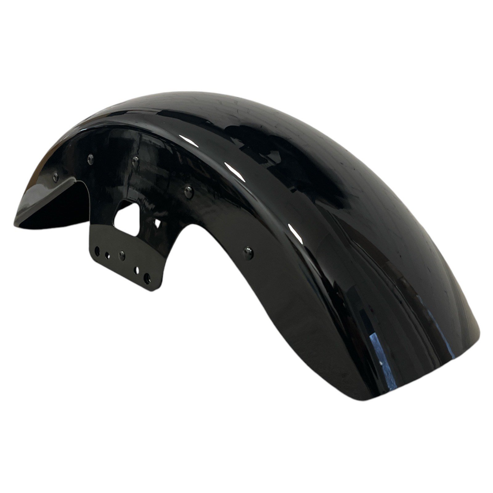 Apex Chopped Glossy Black Front Fender for Touring '14-Up - Image 5