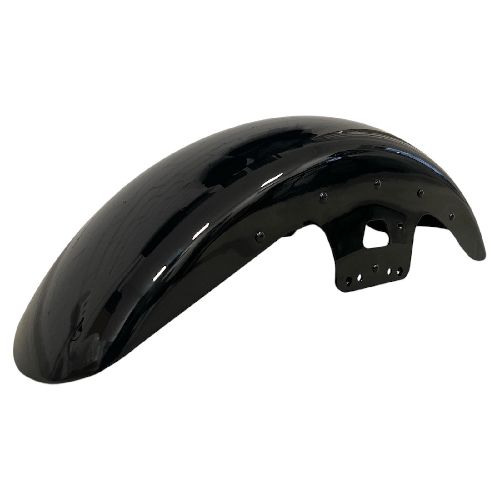 Apex Chopped Glossy Black Front Fender for Touring '14-Up - Image 6