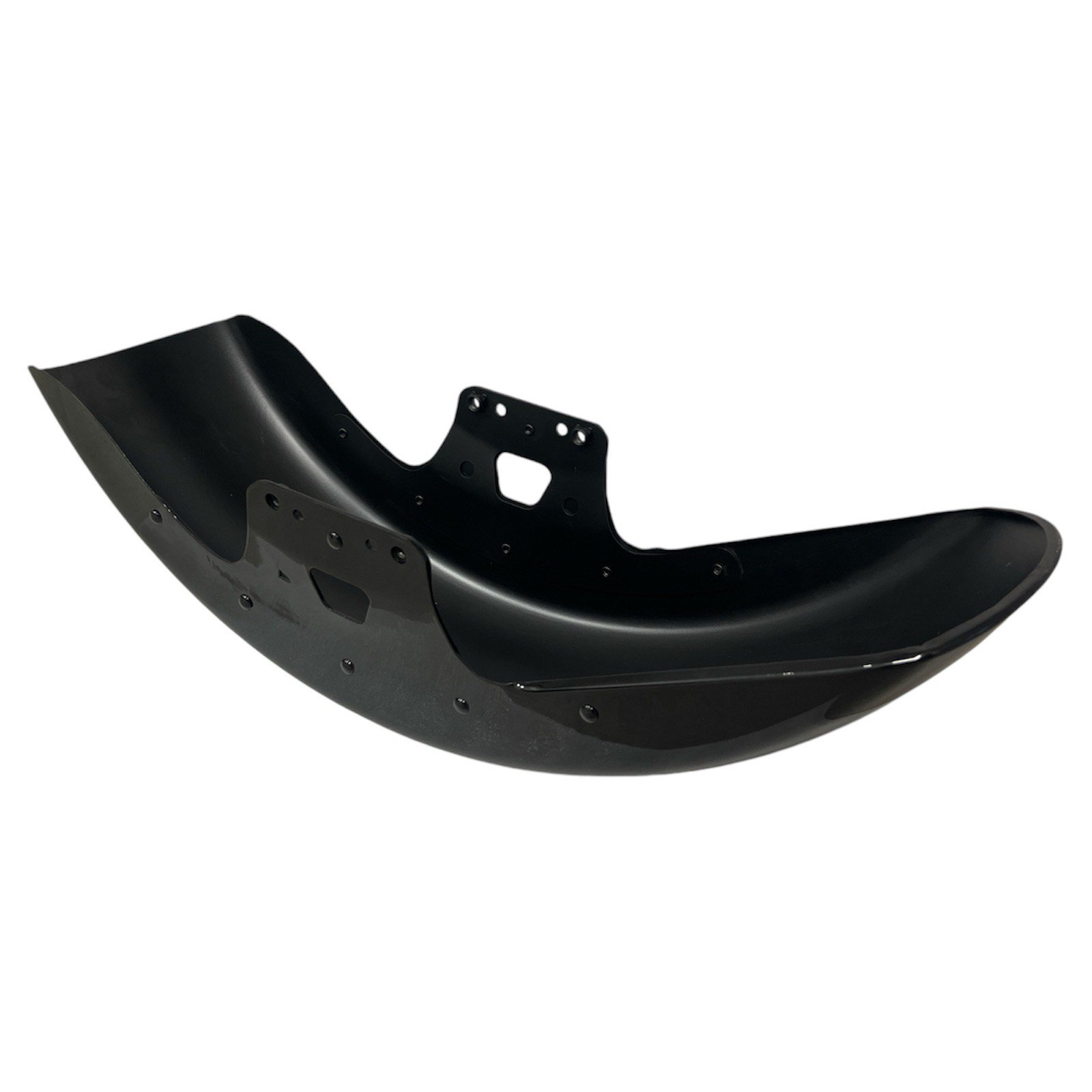 Apex Chopped Glossy Black Front Fender for Touring '14-Up - Image 7