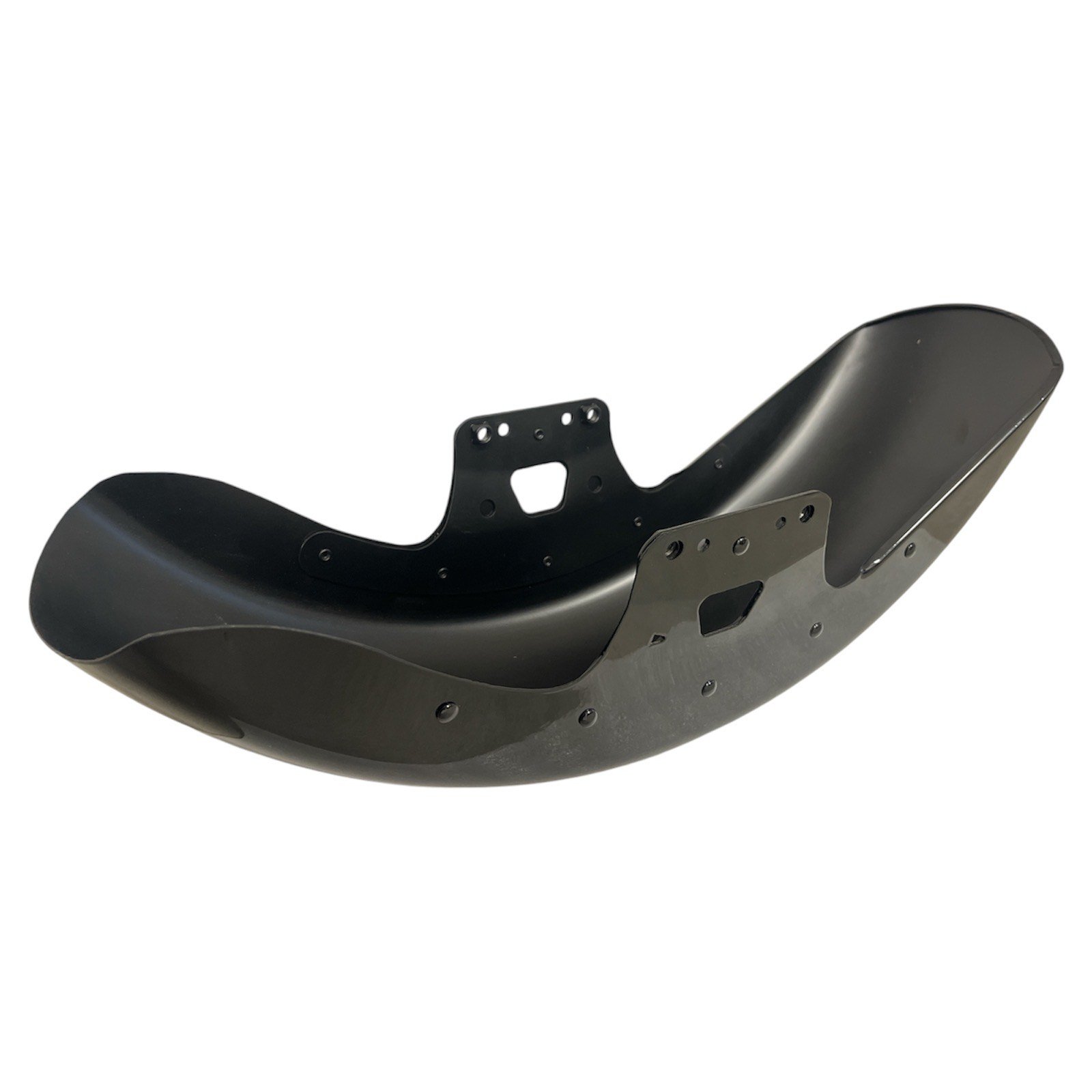 Apex Chopped Glossy Black Front Fender for Touring '14-Up - Image 8