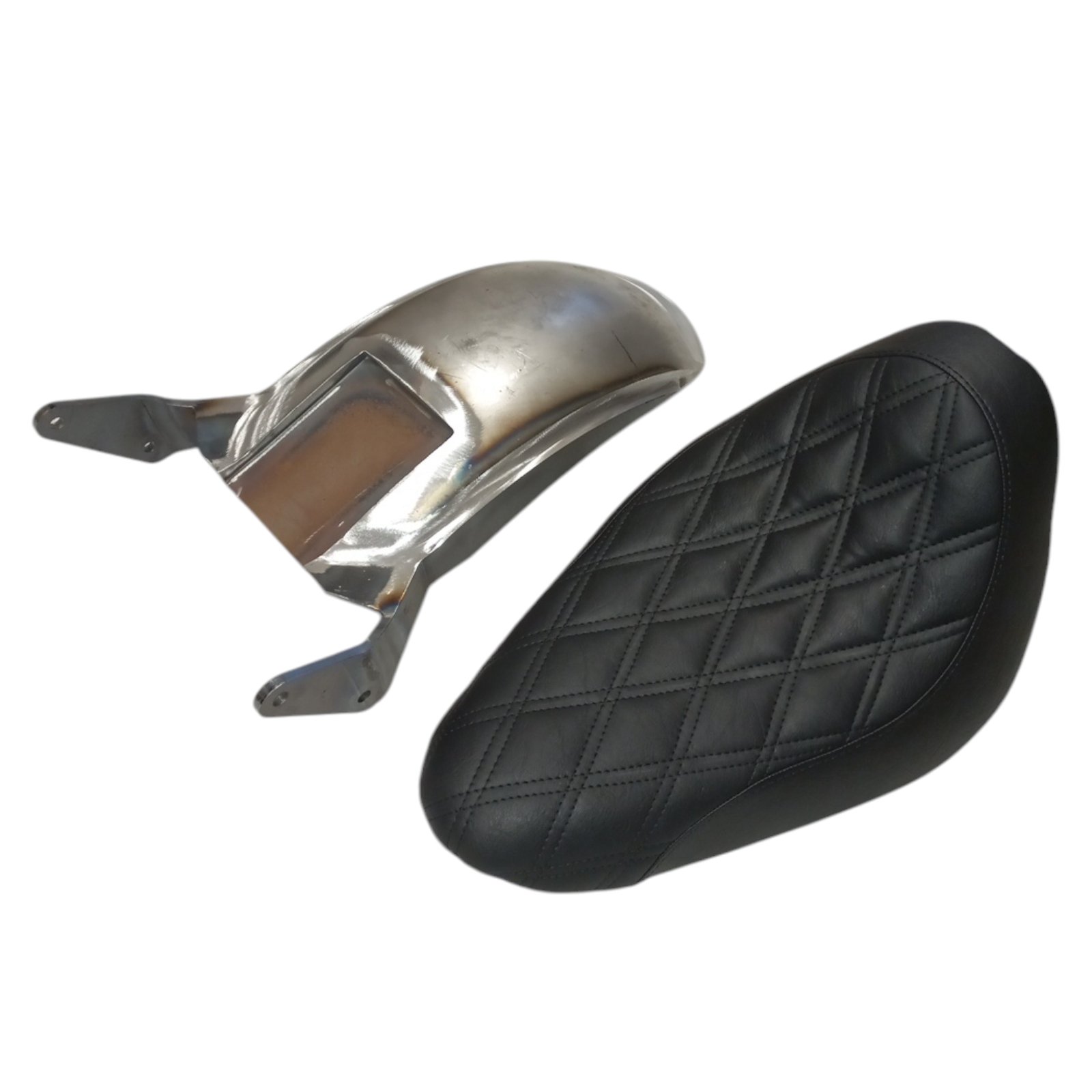 Custom Rear fender & Seat Set for Harley Davidson Softail - Image 12