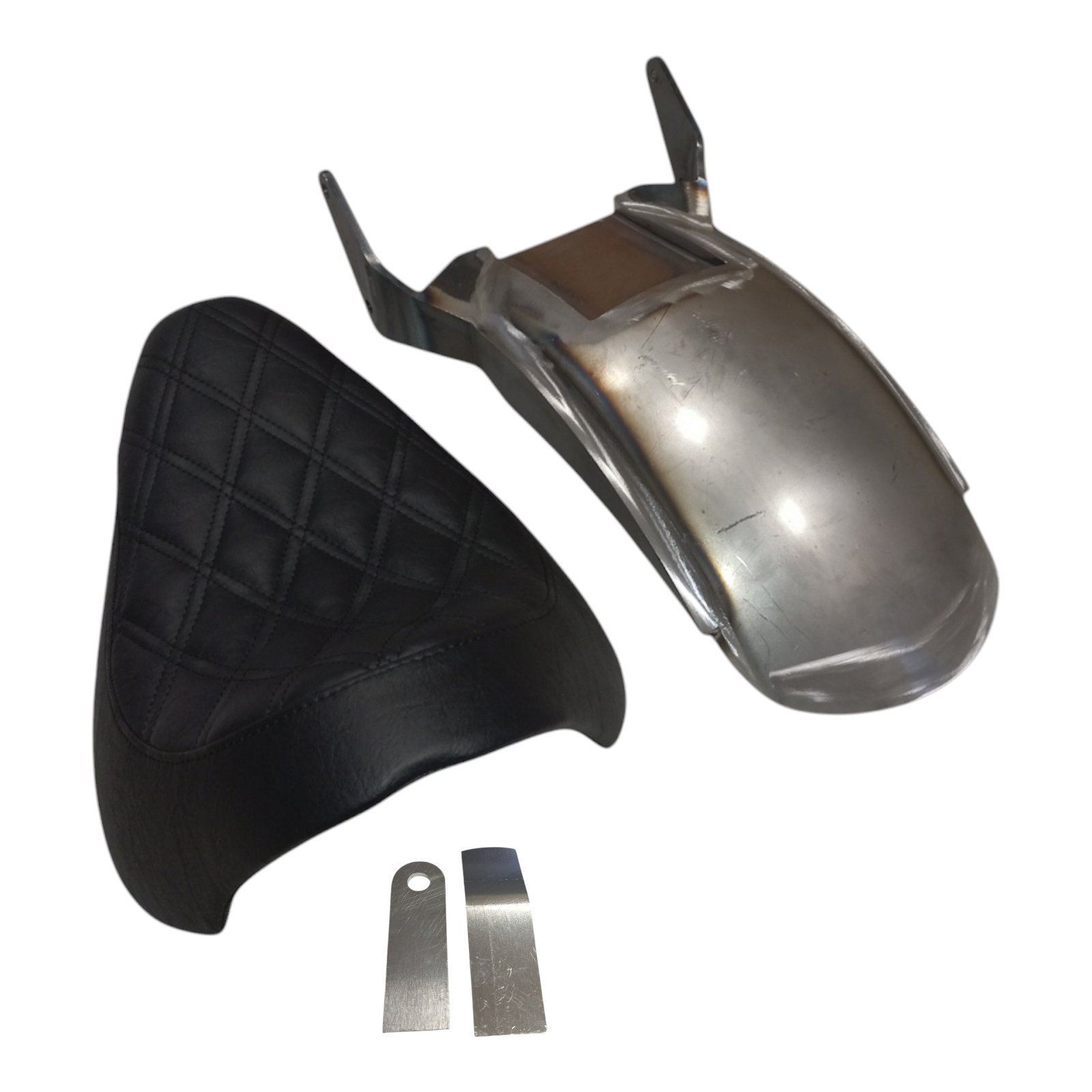 Custom Rear fender & Seat Set for Harley Davidson Softail - Image 2