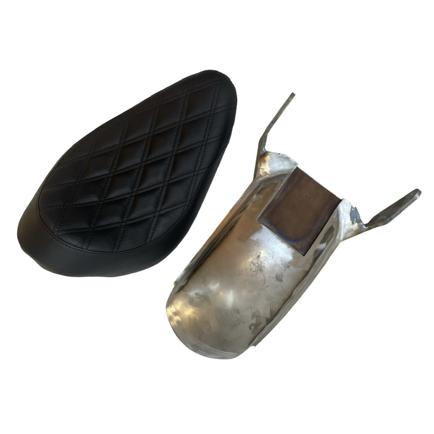 Custom Rear fender & Seat Set for Harley Davidson Softail - Image 4