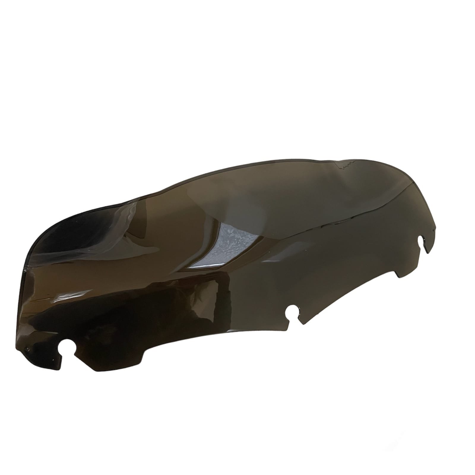 7" Smoked Wave Windshield for Harley Touring 2014-up - Image 2