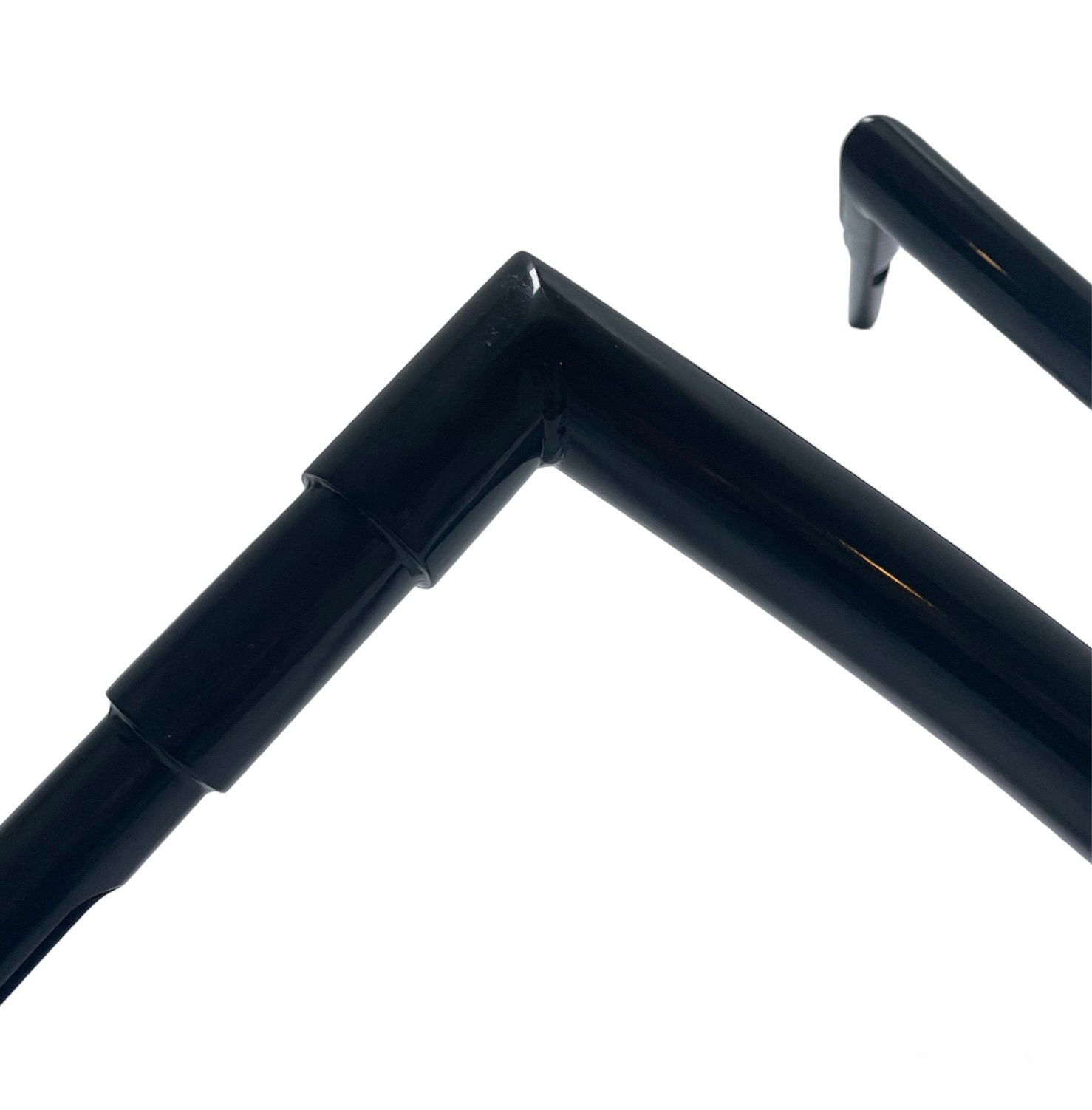 Black 12"Rise Handlebar for Harley Davidson Touring - Image 2