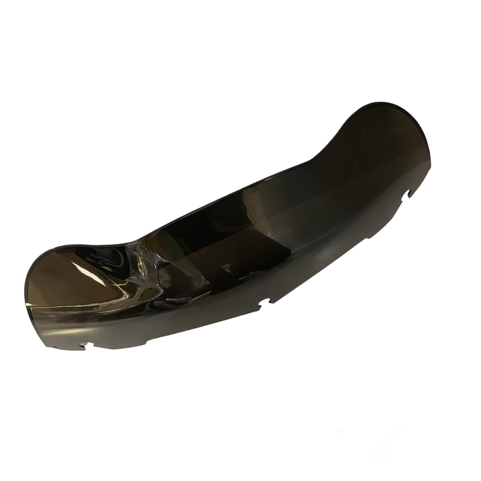 7" Smoked Wave Windshield for Harley Touring 2014-up - Image 3